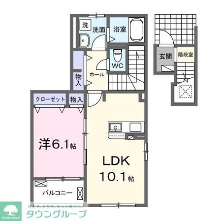 ラ・フェリーチェ Aの物件間取画像